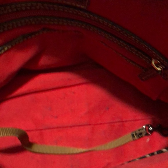 Dooney & Bourke Croc embossed leather bag - Picture 5 of 6